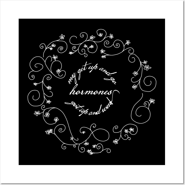 Menopause Humor Typography Wall Art by ellenhenryart